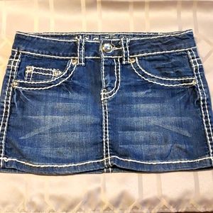 Miss Chicago USA denim mini skirt size S